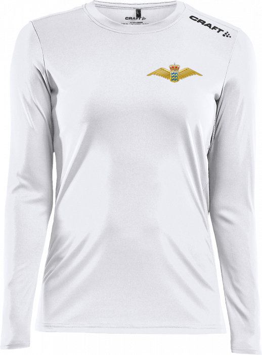 Craft - Flos Langærmet T-Shirt Dame - Hvid